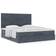vidaXL Ottoman Bed with Mattresses 180x200 cm Dark Grey