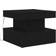vidaXL Med LED Svart EK 50 x 50 x 40 cm Soffbord