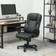 Homcom High Back Executive with Adjustable Height Arms Black Office Chair
