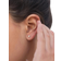 Shein Rhinestone Flower Stud Earrings