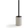Dunelm Ceramic Ribbed Toilet Brush Silver