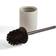 Dunelm Ceramic Ribbed Toilet Brush Silver
