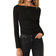 Stradivarius Long Sleeve T-shirt - Black