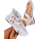 Shein Womens Fashionable Flat SlipOn Sandals Casual Beach Flip Flops With Buckle Solid Color Summer