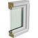 Uldal Fixed Frame 2 Tre Fast vindu 2-glassvindu 140x110cm