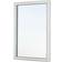 Traryd Fönster Optimal 12-05 Aluminium Fast fönster 3-glasfönster 120x50cm