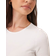 ASOS Tætsiddende Cropped T-shirt - Hvid