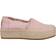 Toms Women's Valencia Canvas Platform Espadrilles Ballet Pink Canvas