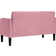 vidaXL Loveseat Rosa 109 cm Sammet Soffa 124cm 2-sits