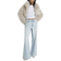 River Island Petite Raka Jeans - Ljusblå