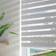 Joydeco Cordless Zebra Blinds 34" x 75" Gray34x75"