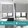Joydeco Cordless Zebra Blinds 34" x 75" Gray34x75"