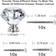 Northern Brothers Dreeser Knobs Drawer Knobs Crystal Knobs Diamond 10pcs 30x30mm