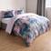 OHS Marble Print Quilt Bedding Set Double Duvet Cover Pink, Blue (200x200cm)