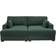 Wade Logan Bentura 83.86 Inch Recessed Arm Modular Sofa 83.9" 2 Seater