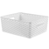 Brightroom Y-Weave Medium Decorative Basket 13 Inch Basket 13.9"