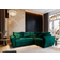 Masseno Ecksofa MADISON L R-S mit Schlaffunktion KRONOS 19 Sofa 235cm 3-Sitzer