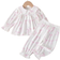 Shein pcs Baby Girls Cute Butterfly Print Casual Shirt Pants Set
