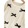 Shein Tween Girls Casual Solid Color Round Neck Long Sleeve Bow Knitted Sweater Autumn Winter
