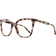 Pink Ribbon Milky Havana Purple Cat-Eye Eyeglasses Online Full Rim