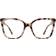 Pink Ribbon Milky Havana Purple Cat-Eye Eyeglasses Online Full Rim