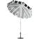 Brafab Follina Parasol 180 cm Sort Hvid Flag