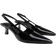 Stradivarius Slingback Schoen Met Kitten Heel - Zwart