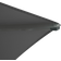 Brafab Mozzo Parasol 400x400 cm Grå/Antracit 400cm