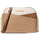 Michael Kors Jet Set Travel Medium Color-Block Signature Logo Crossbody Bag - Brown