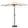 SunLife Parasoll M/Vev Tilt Beige/Svart Ø3 m 300cm