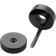 Lucléon 8mm Cirkel Sort Stud Ørering