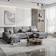Ebern Designs Multi Color Sectional 106" Sectional Sofa 106.3" 3pcs 4 Seater