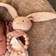 Smallstuff Stickad Rangle med Silikonisering Bunny Soft Powder