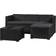 Juskys Juskys Polyrattan Lounge Punta Lounge-Set, 1 Tisch einschl. 1 Sofas