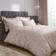 Catherine Lansfield Damask Jacquard and Pillowcase Set Duvet Cover Gold (200x135cm)