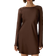 Bershka Satin Minikleid mit Rückseite - Schokobraun/Brown