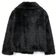 Shein Ladies Casual Luxury Solid Color Coat Warm Faux Fur Coat