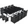 Juskys Polyrattan Sitzgruppe Baracoa Essgruppe, 1 Tisch einschl. 8 Stühle