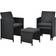 Juskys Polyrattan Sitzgruppe Baracoa Essgruppe, 1 Tisch einschl. 8 Stühle