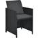 Juskys Polyrattan Sitzgruppe Baracoa Essgruppe, 1 Tisch einschl. 8 Stühle