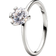 Pandora Nova Lab-grown Diamond Ring 1.00 carat tw 14k White Gold 14k White gold Lab-Grown Diamond Clear Sz