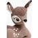 H&M Beige Stickad Skallra I Bomull One Size