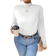 Shein Plus Size Turtleneck T-Shirts - Spring/Autumn