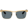 Ray-Ban Unisex Wayfarer Deluxe - Sandblasted Legend Gold/Dark Blue Polarized