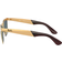 Ray-Ban Unisex Wayfarer Deluxe - Sandblasted Legend Gold/Dark Blue Polarized