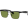 Ray-Ban Wayfarer Deluxe Solglasögon - Matt Svart/Montura Grön