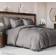 CGK Unlimited Premium Microfiber Set Queen Dark Duvet Cover Gray (228.6x228.6cm)