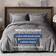 CGK Unlimited Premium Microfiber Set Queen Dark Duvet Cover Gray (228.6x228.6cm)