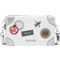 Michael Kors Jeanie Small Embellished Signature Logo Crossbody Bag White (ONE SIZE)