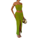 Shein Womens Holiday Style Mesh Ruffled Ruched Strapless Solid Color Maxi Dress Set Perfect For Date Or Graduation Season